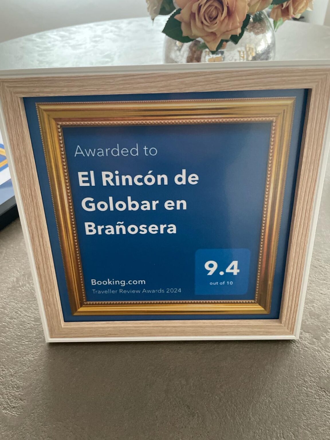 Imagen del premio Traveller Review Award 2024 para El Rincón de Golobar