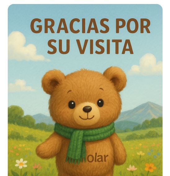 Imagen de agradecimiento con paisaje de El Rincón de Golobar
