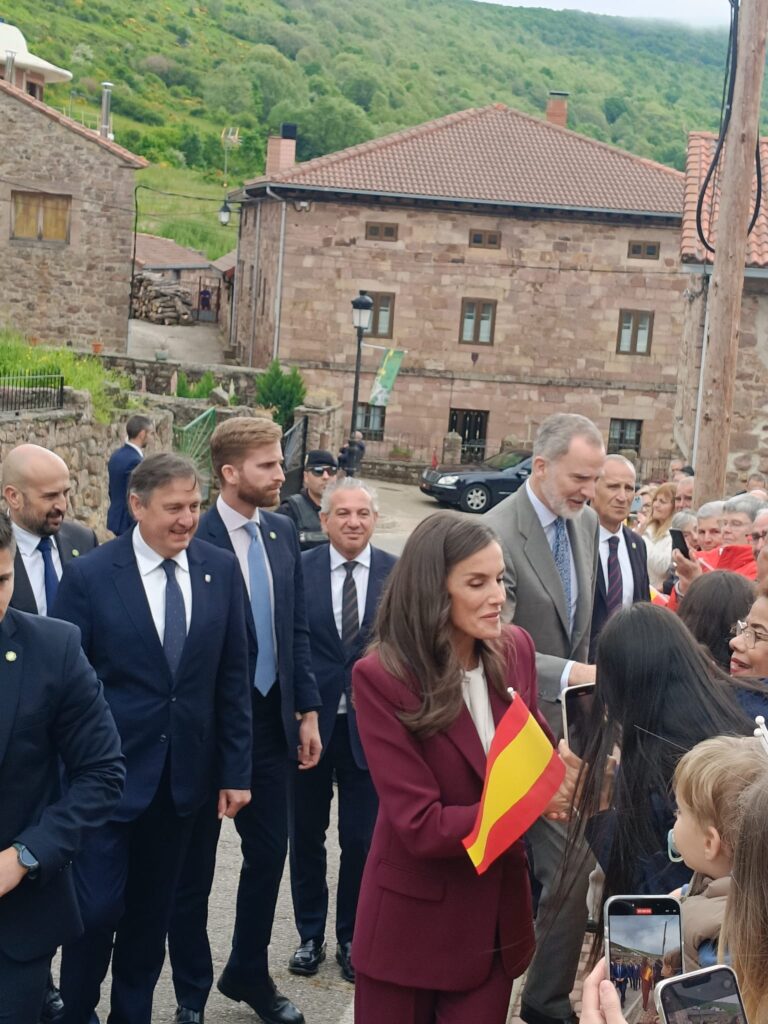 reyes de España en Branosera